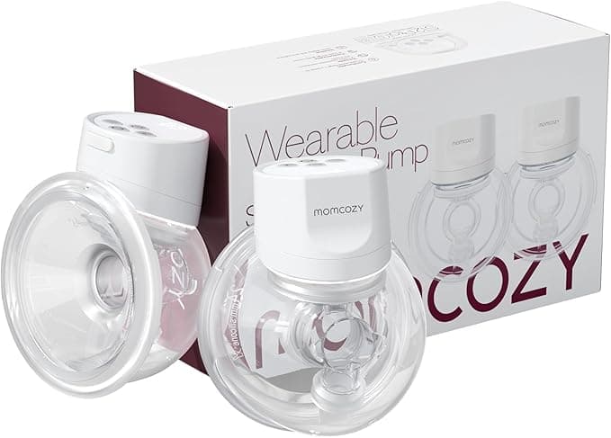 Momcozy S12 Pro Wearable Breast Pump, Hands-Free Breast Pump with Comfortable Double-Sealed Flange